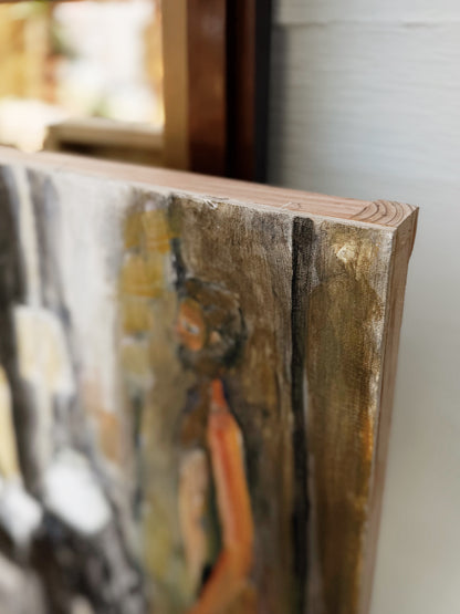 Vintage Figural Painting