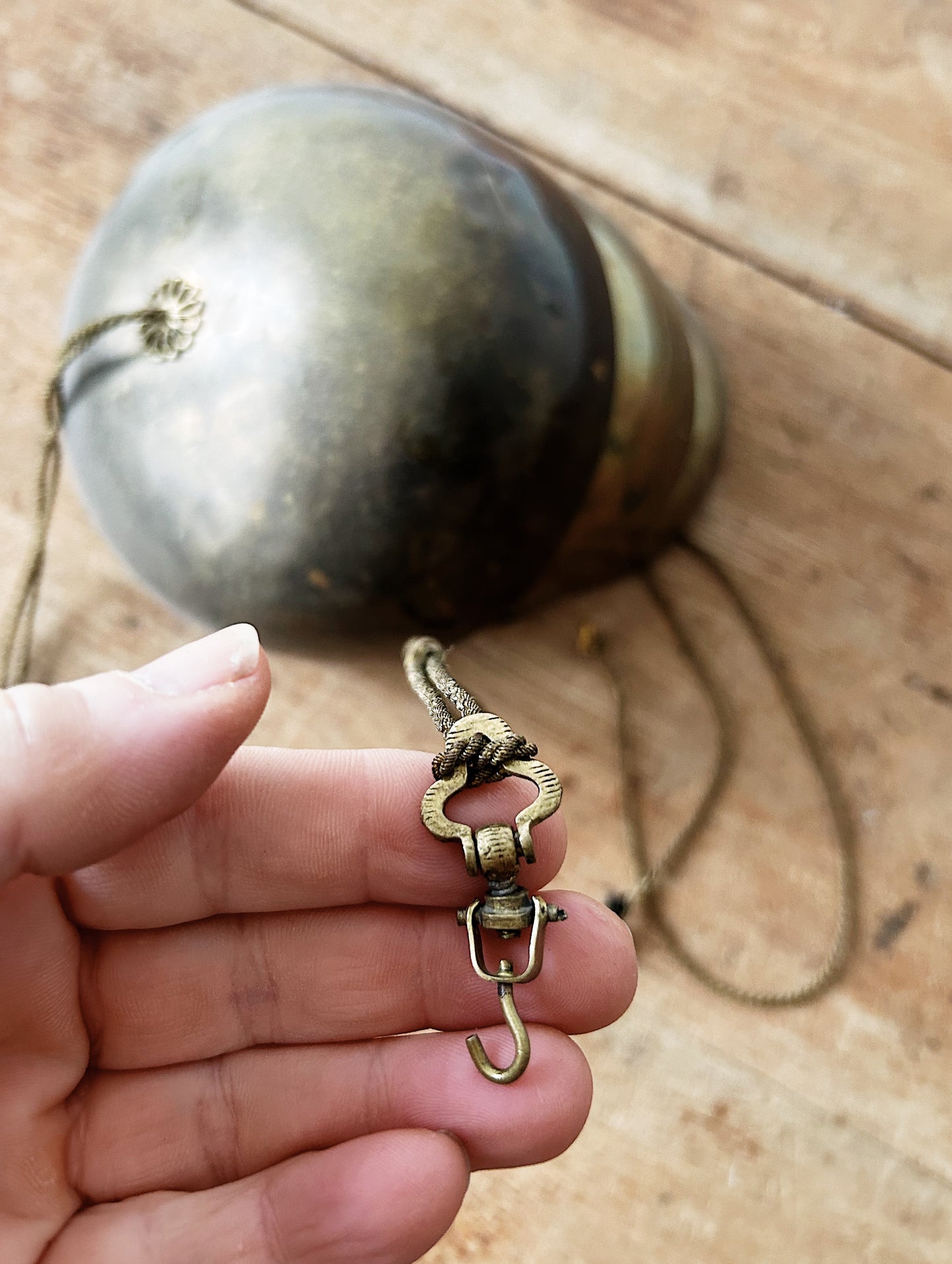 Antique Singing Bowl Chime