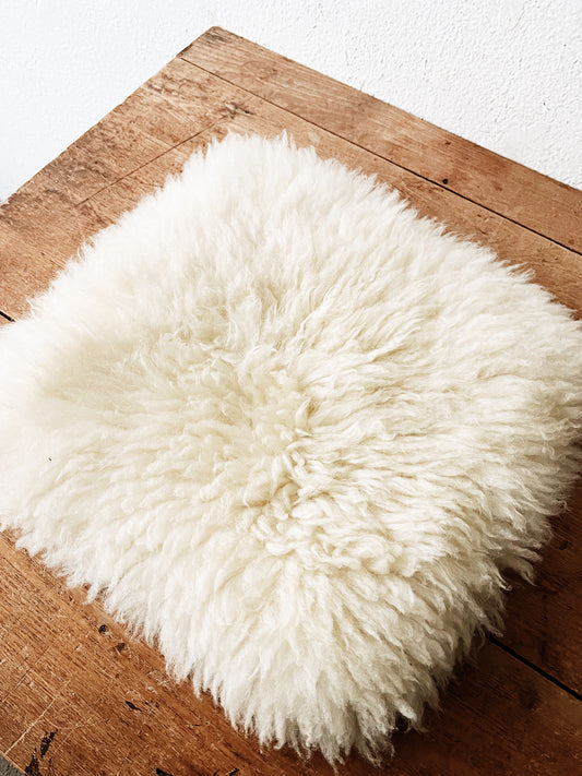 Handmade Sheepskin Pillow Cover