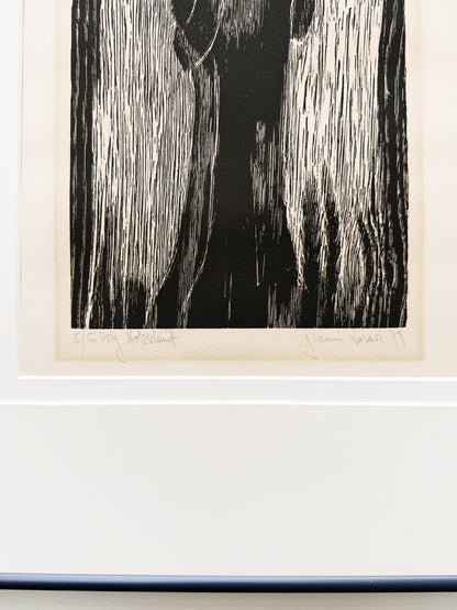 Original Gianni Vasari Woodcut Print