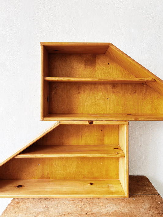 Handmade Trapezoid Shelf