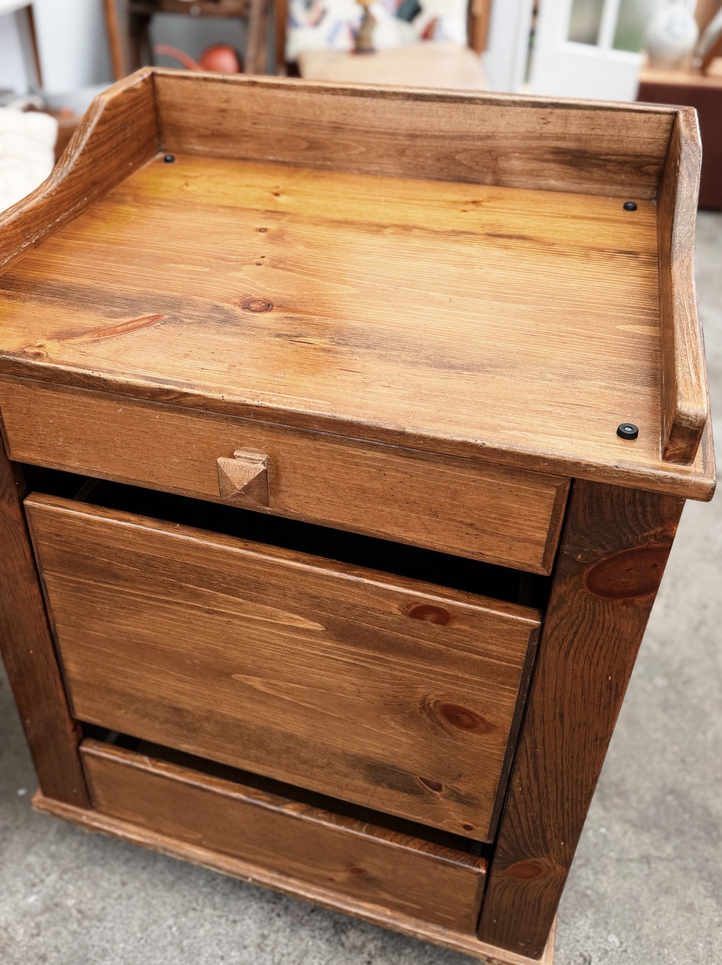 Vintage Wood Cabinet