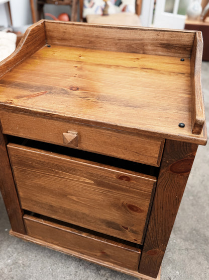 Vintage Wood Cabinet