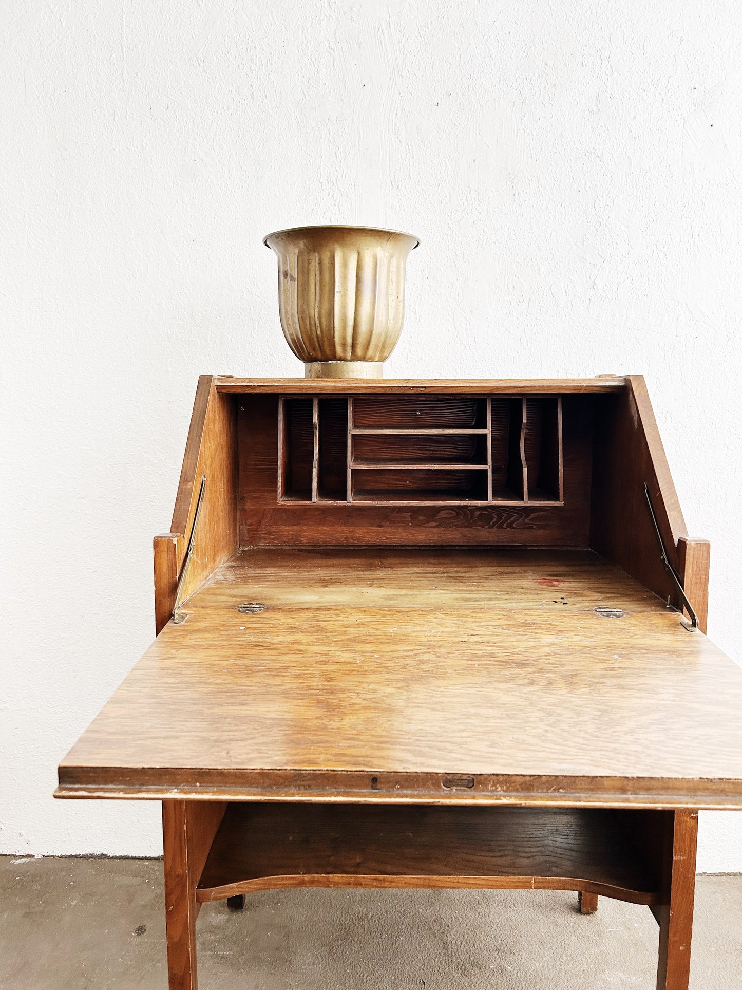 Antique Oak Secretary Desk