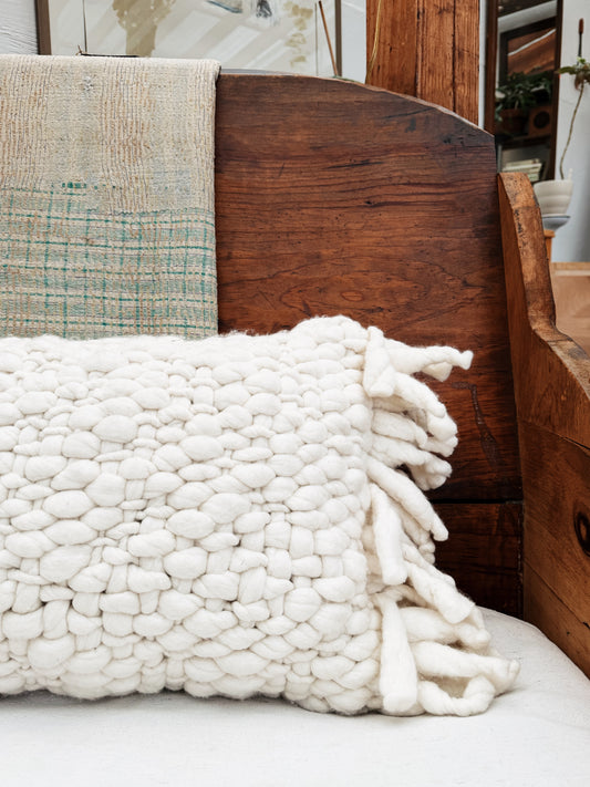 Marino Wool Bolster Pillow