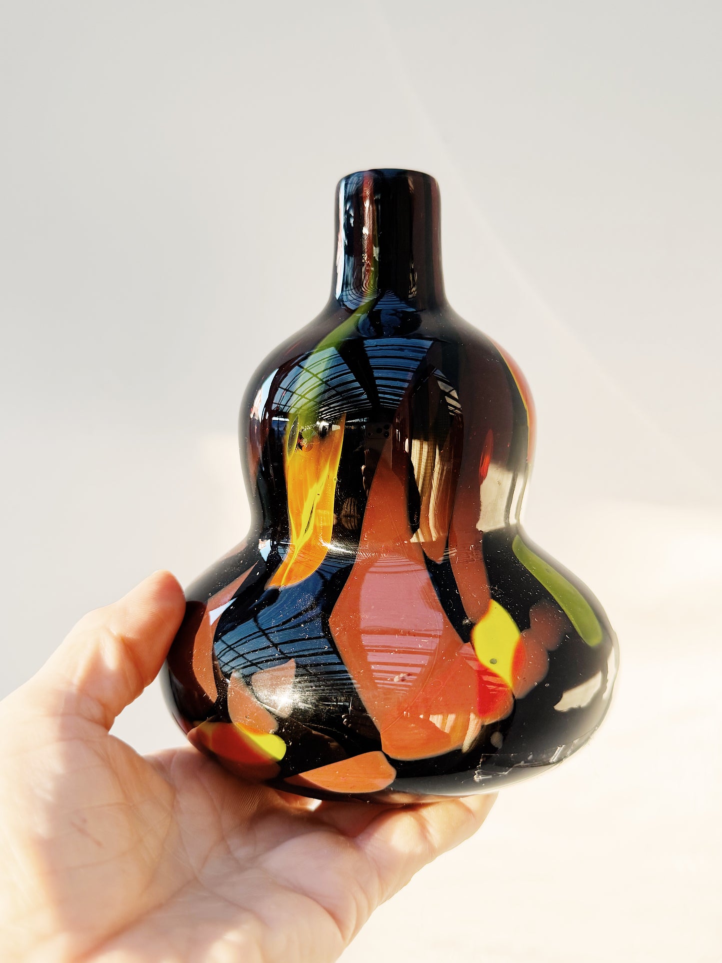 Murano Style Glass Vase