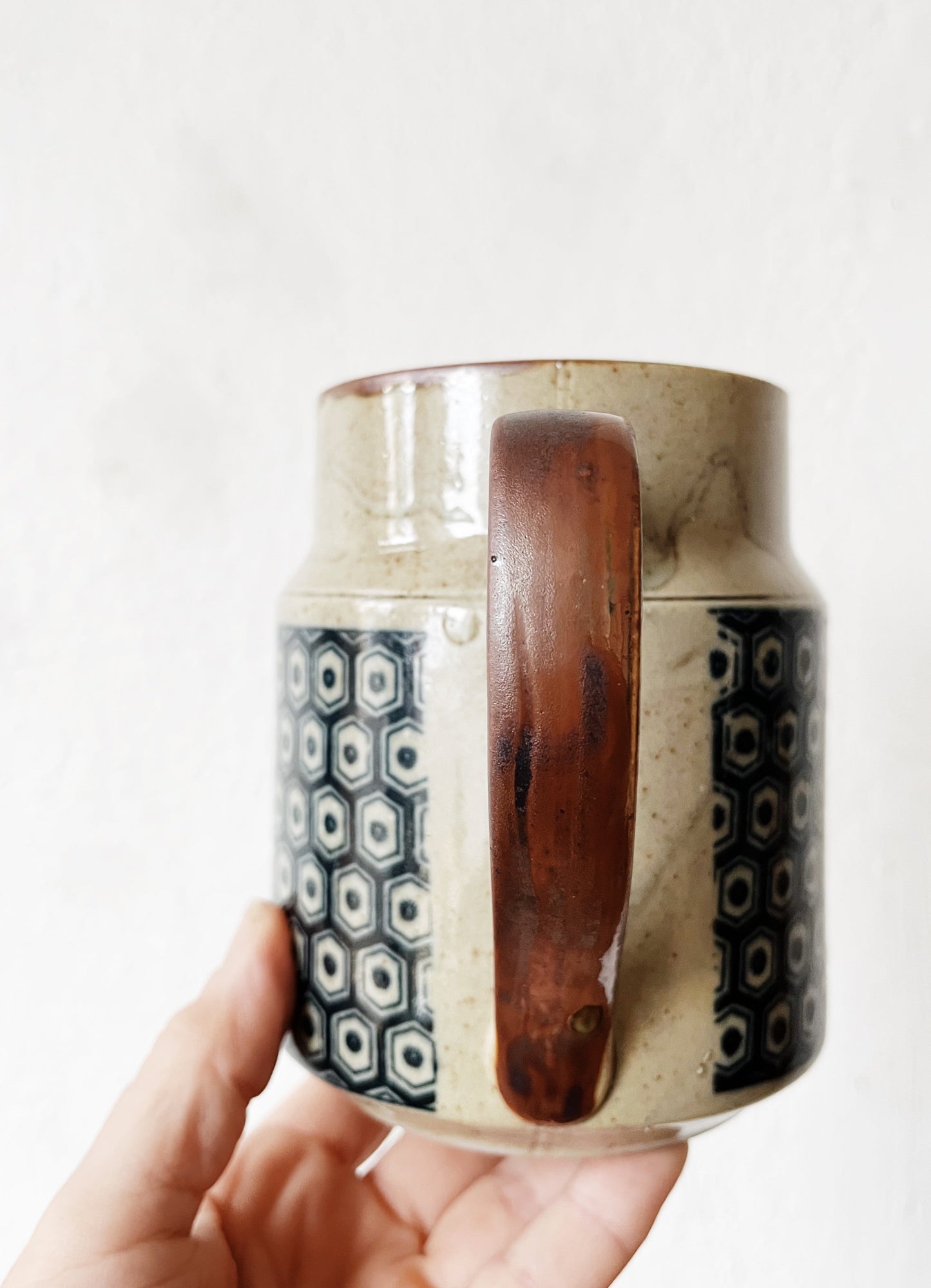 Vintage European Transferware Pitcher