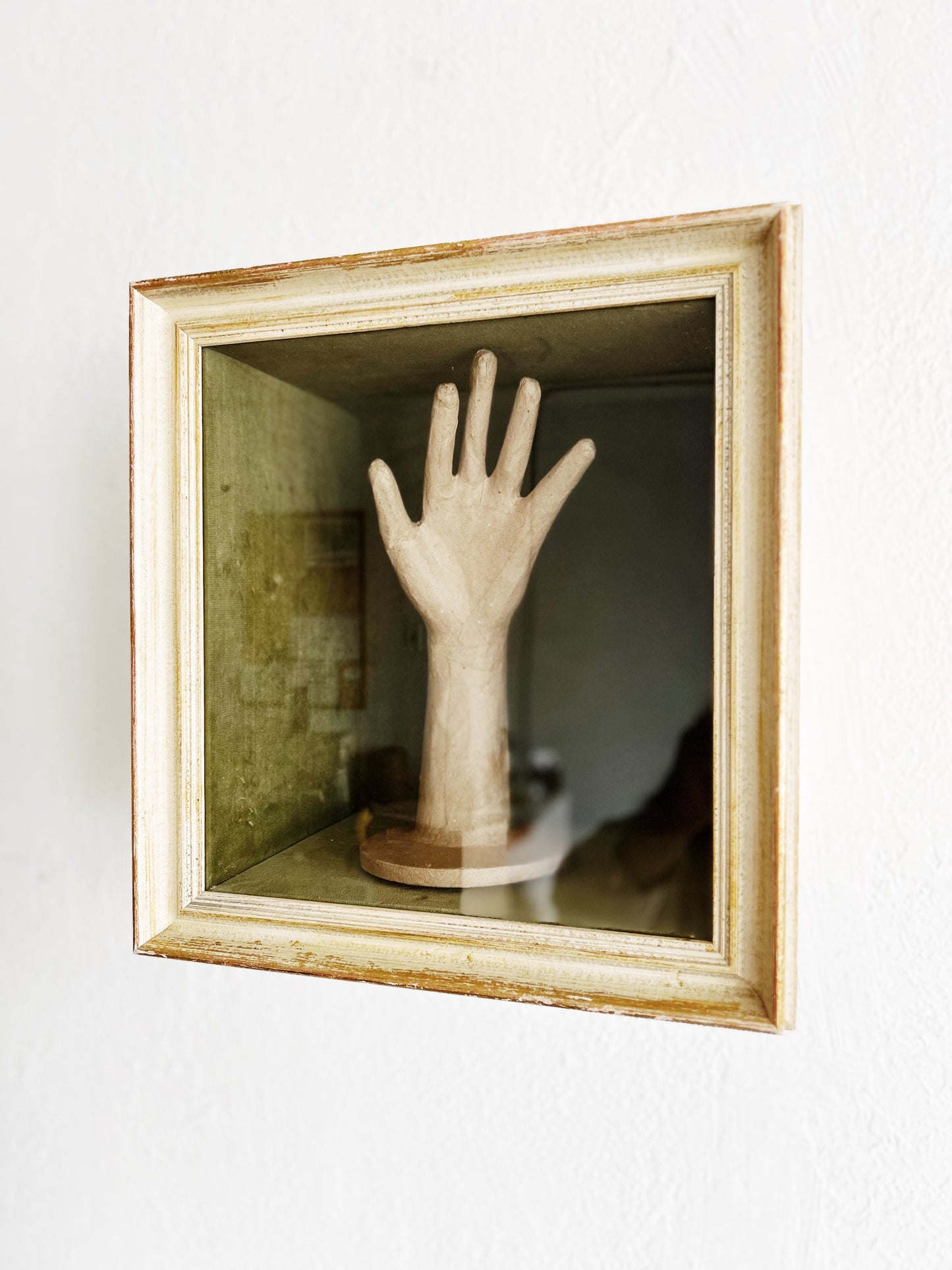 Antique Shadowbox Sculpture