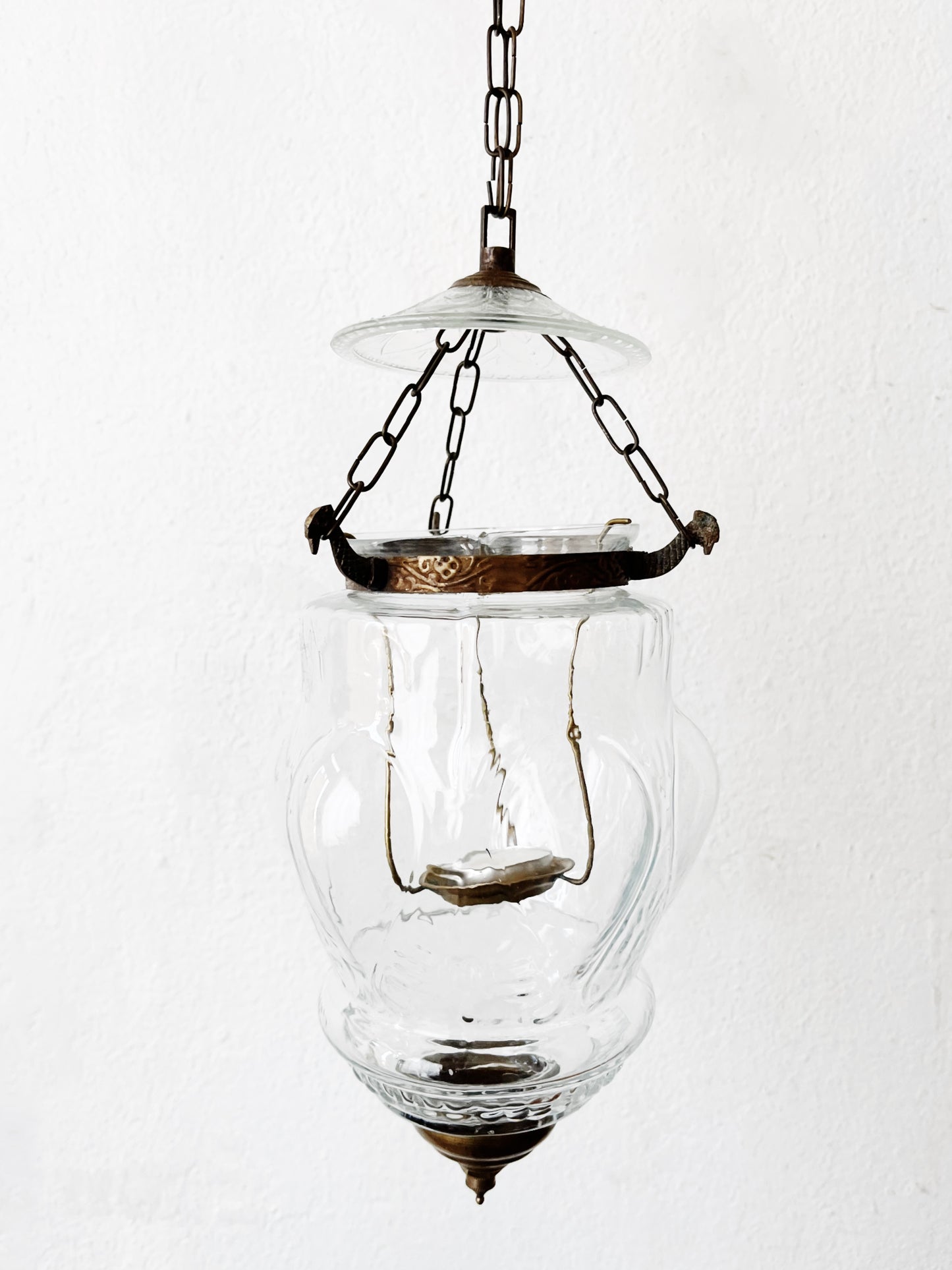 Vintage Pressed Glass Lantern