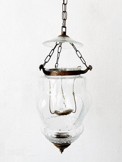 Vintage Pressed Glass Lantern