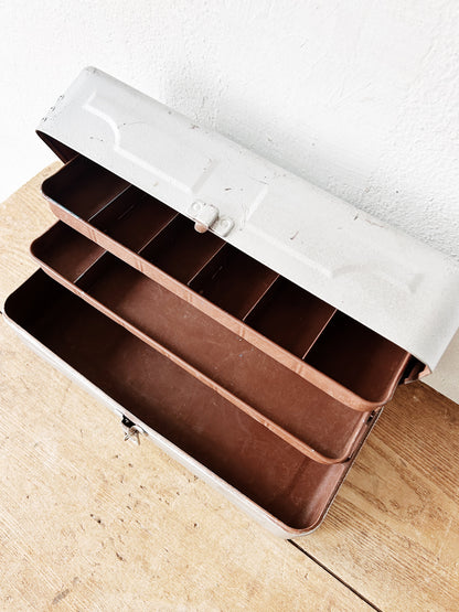 Mid Century All Metal Toolbox