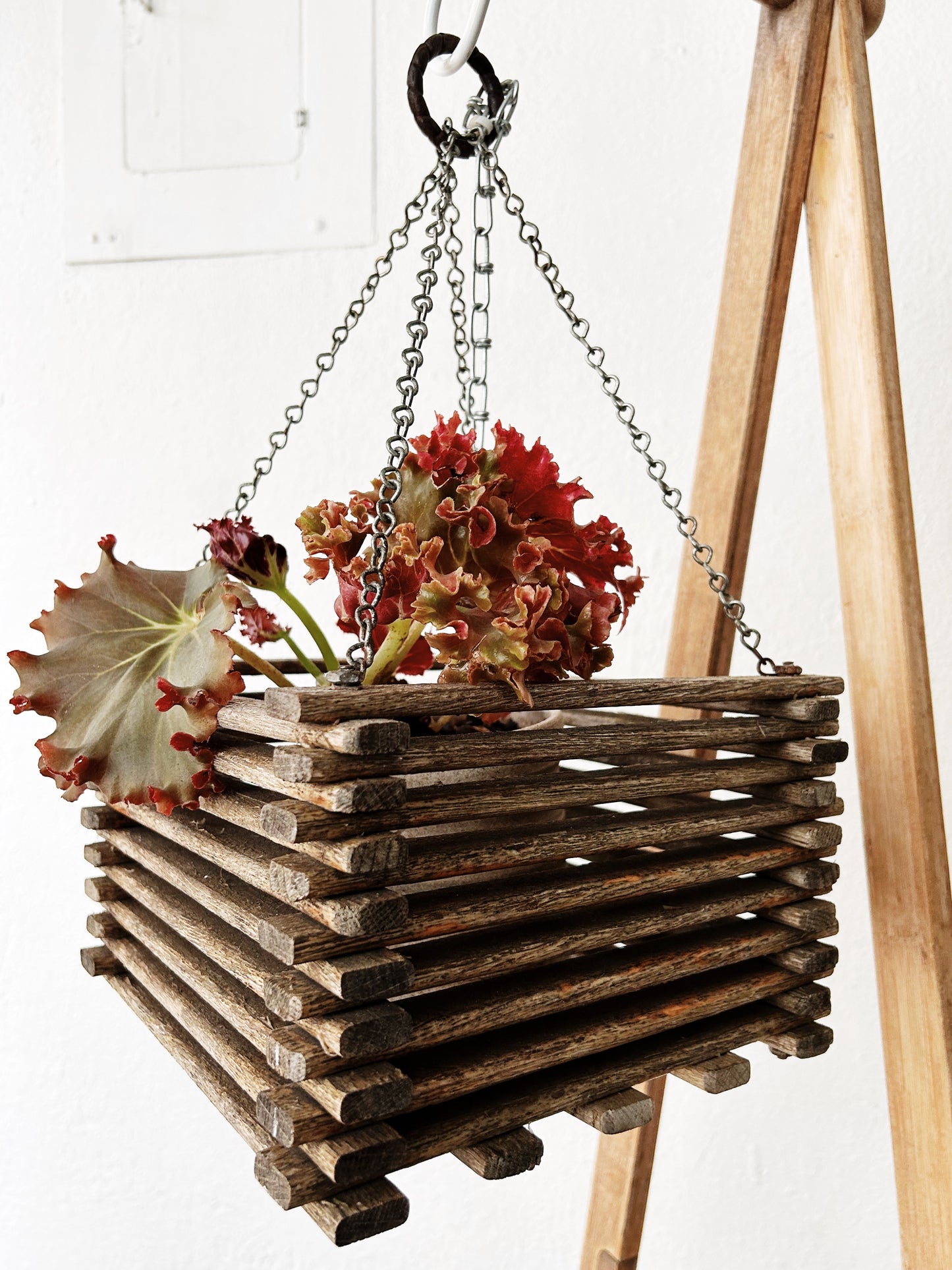 Handmade Folk Hanging Planter