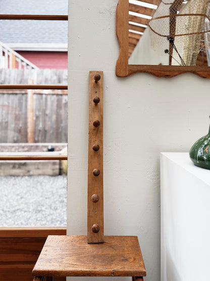 Vintage Peg Rack