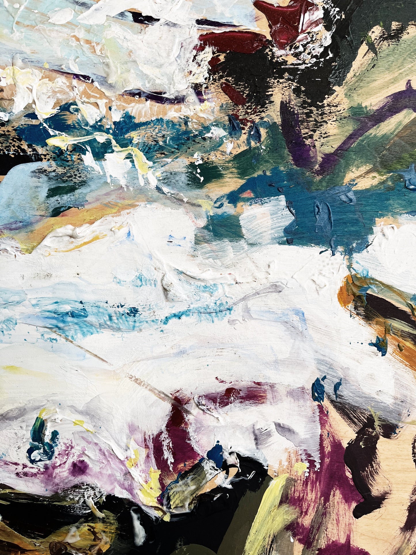 Vintage Abstract Expressionist Painting