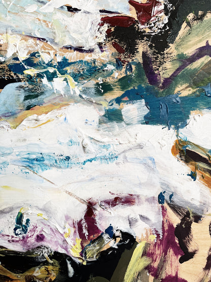 Vintage Abstract Expressionist Painting