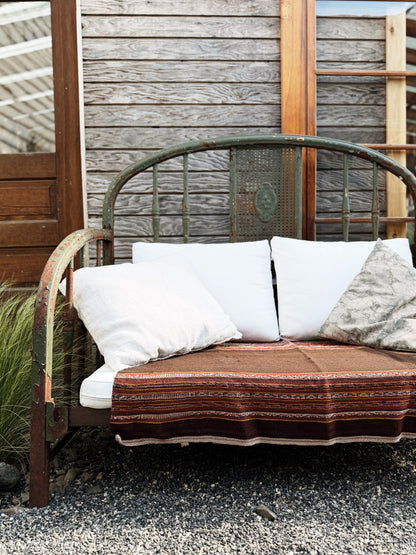 Antique Iron Bench