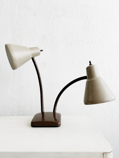 Mid Century Double Task Lamp