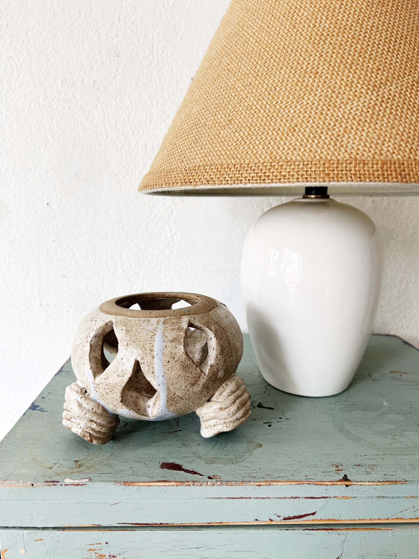 Handmade Stoneware Luminary