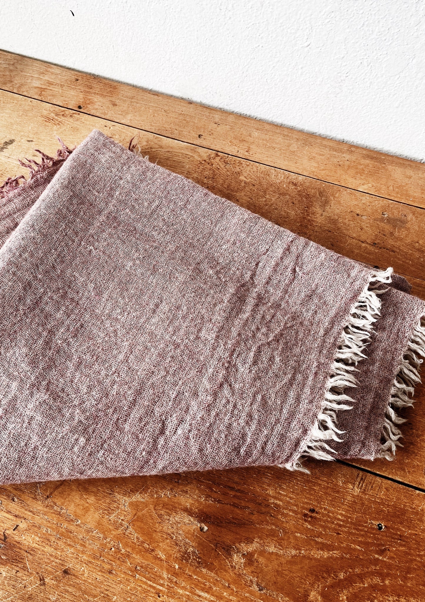 Double Weight Wool Gauze Throw or Shawl