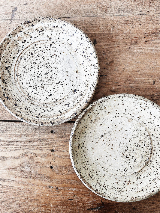 Pair of 9” Studio Pottery Plates