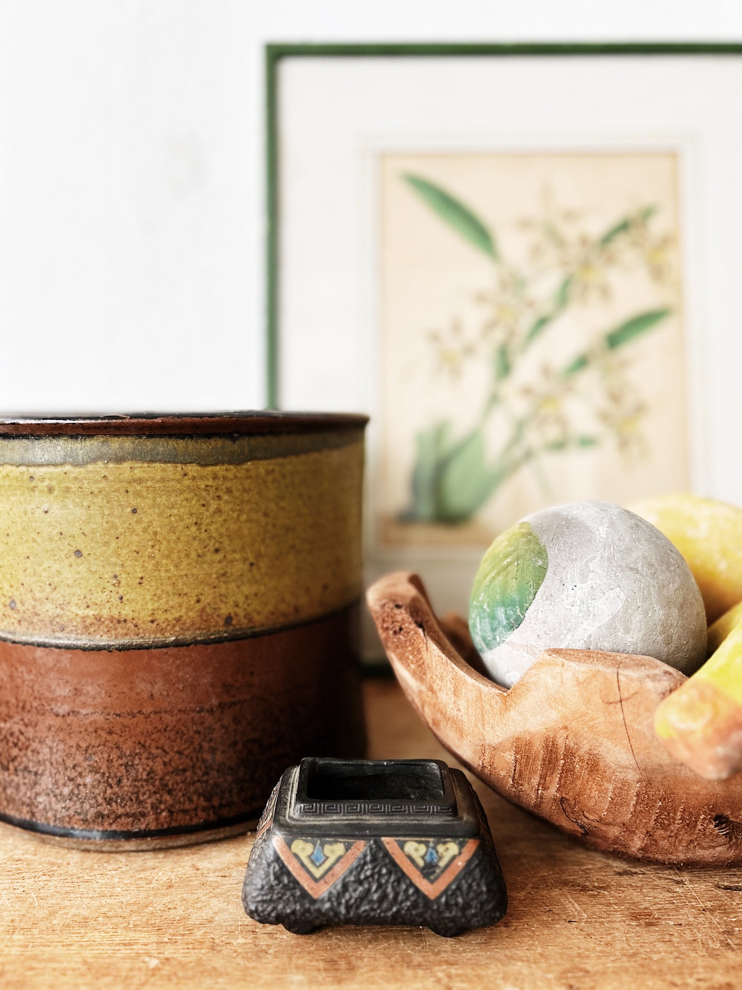 Vintage Jerry Glenn Ceramic Crock