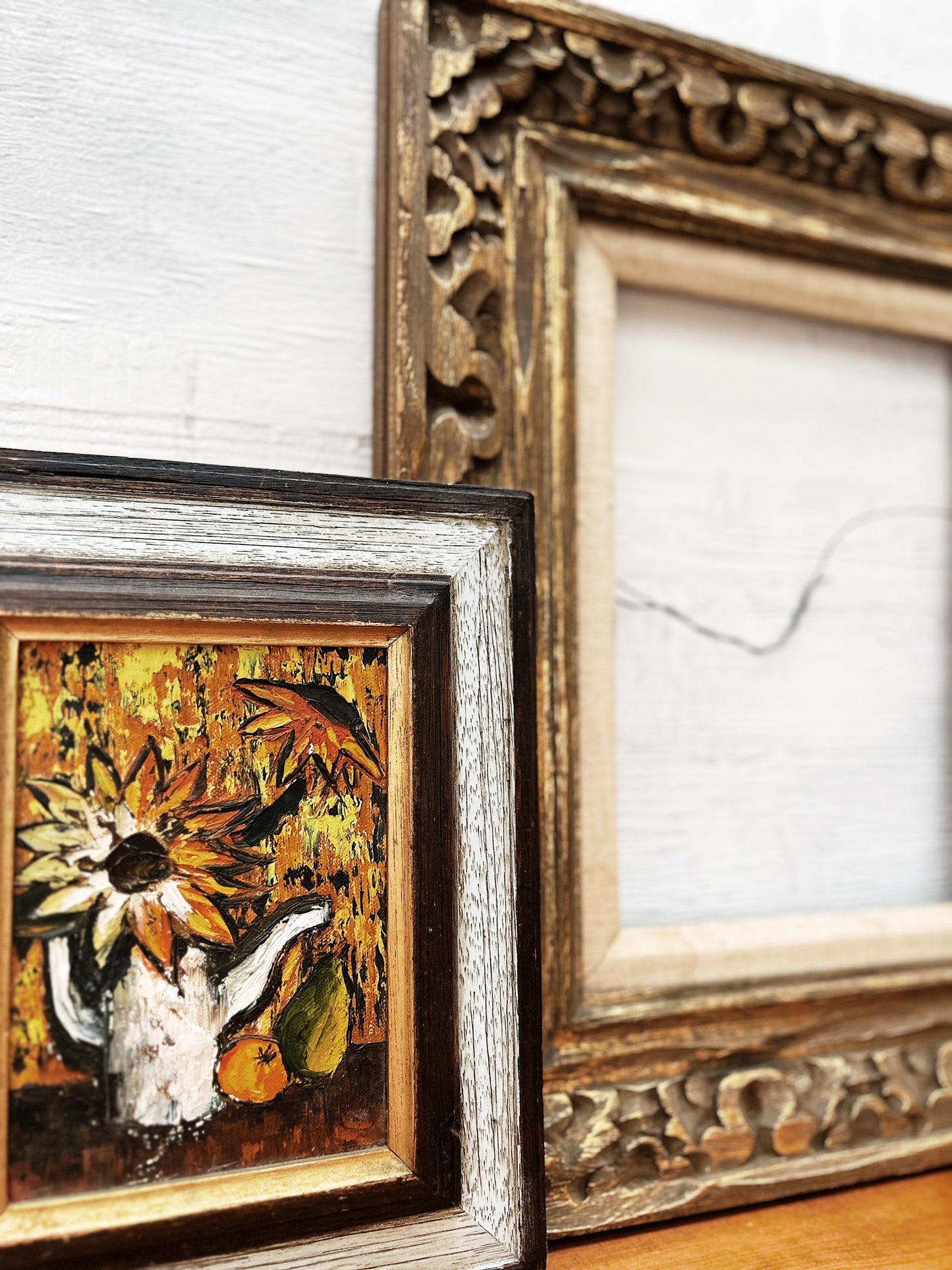 Mid Century Still Life Painting in Oil