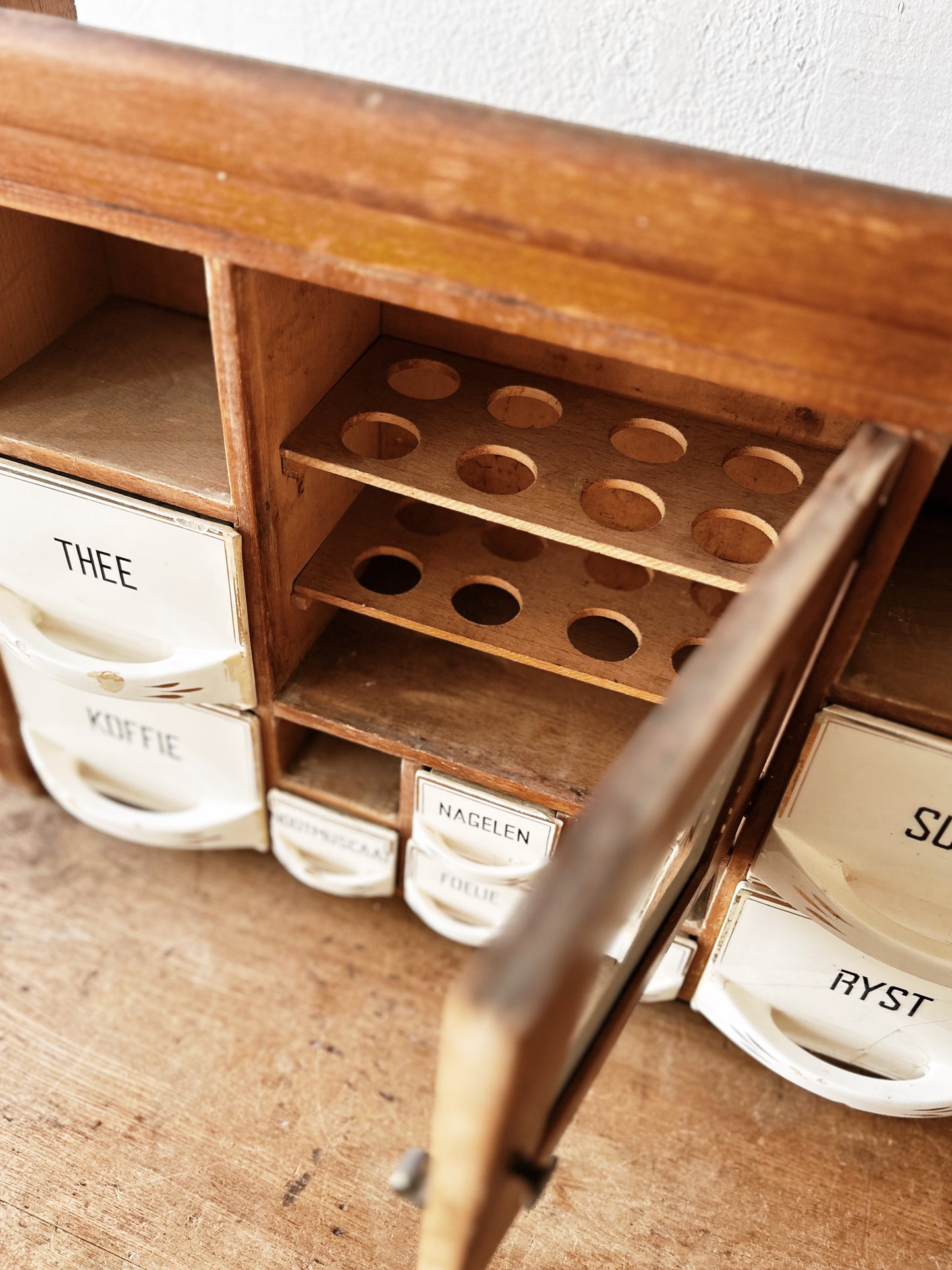 1930s Dutch Spice Cabinet