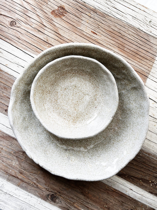 Pair of Handmade Dishes