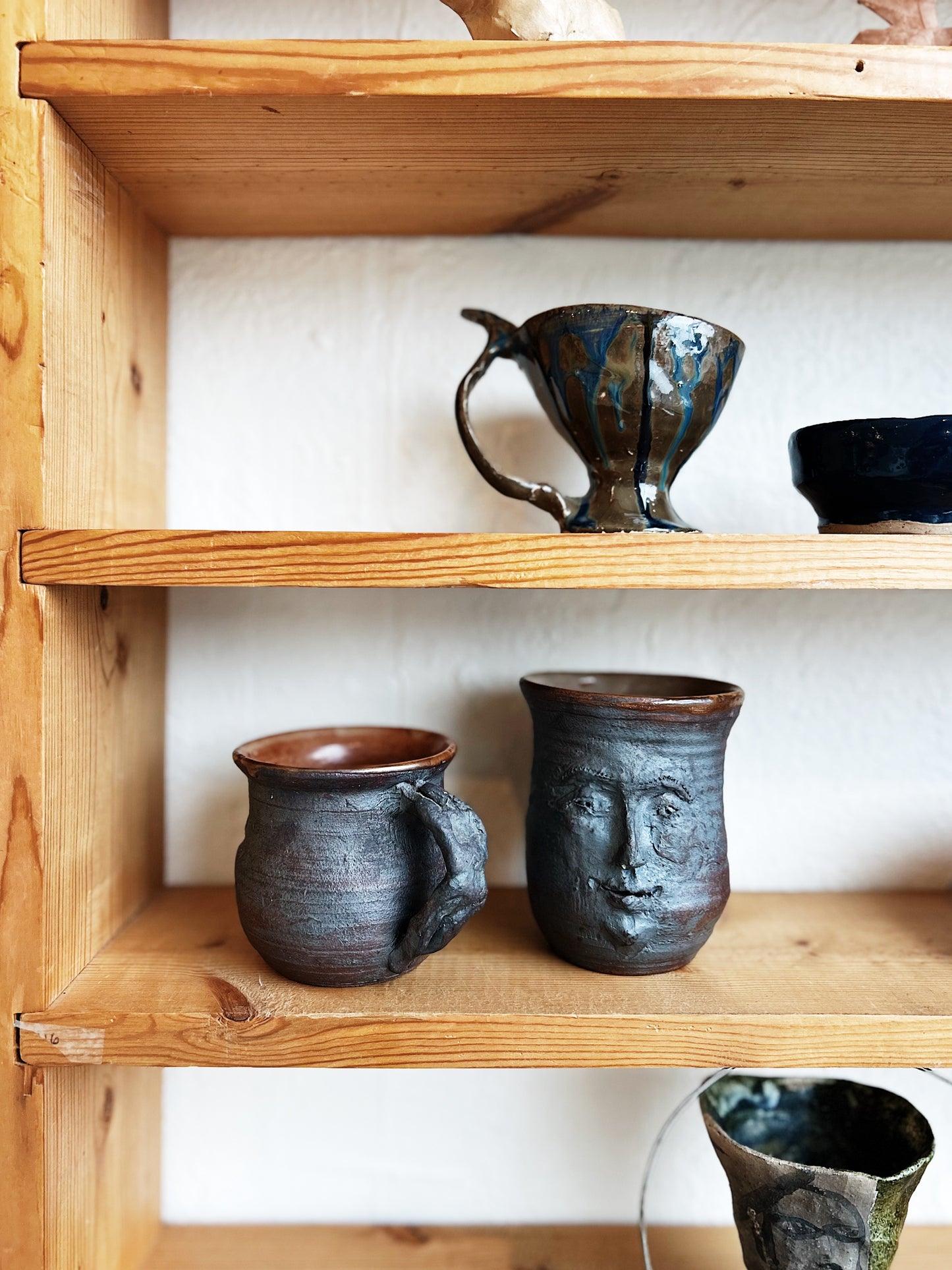 Vintage Bohn Face Mugs