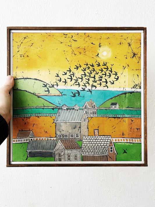 Rebecca Hyland Anacortes Batik Art on Silk