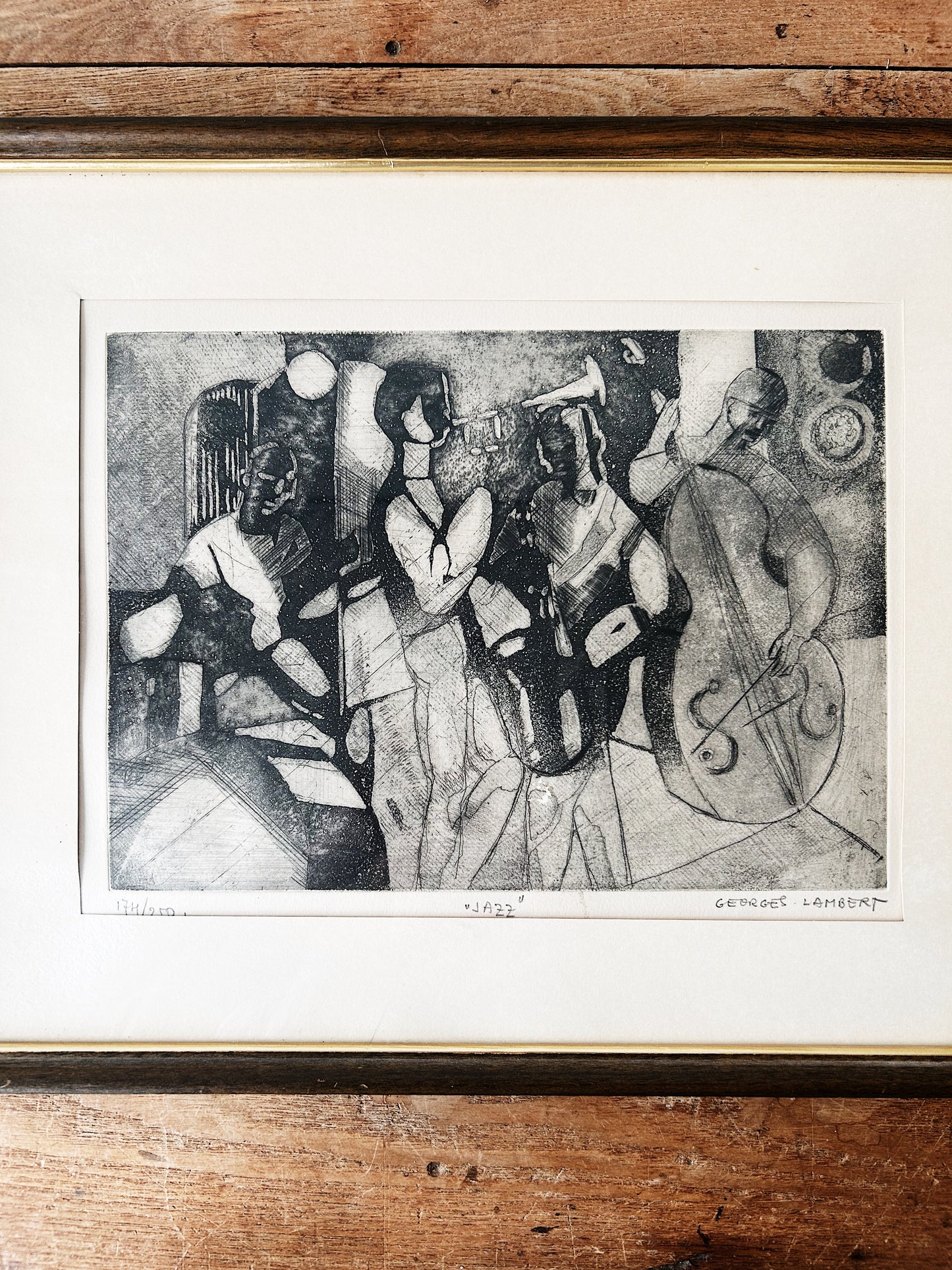 Signed Mid Century Georges Lambert Etching