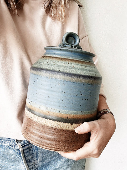 Vintage Pottery Canister