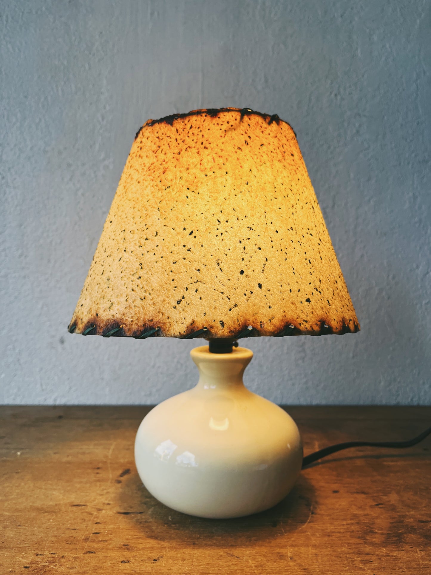 Vintage Ceramic Lamp and Shade