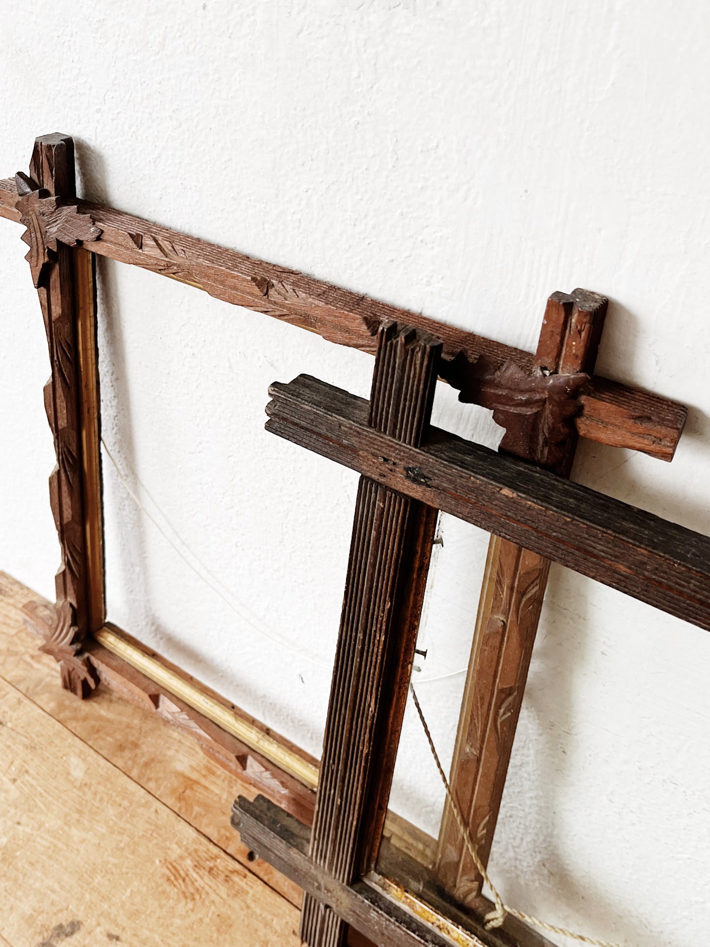 Antique Adirondak Wood Frame