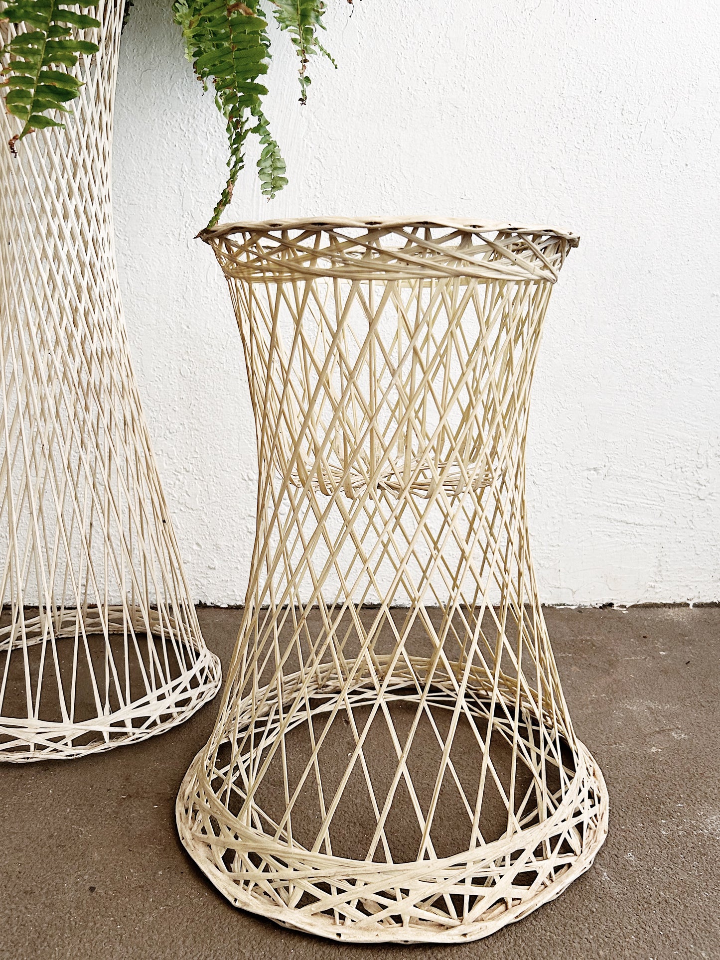 Russell Woodard Spun Fiber Plant Stands