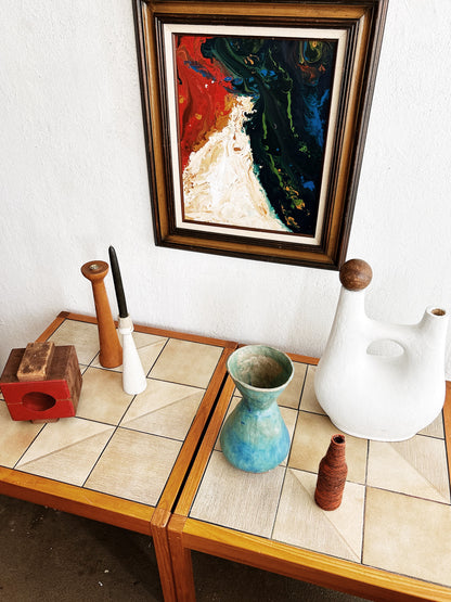 Gangso Møbler Danish Teak and Ceramic Inlay Table