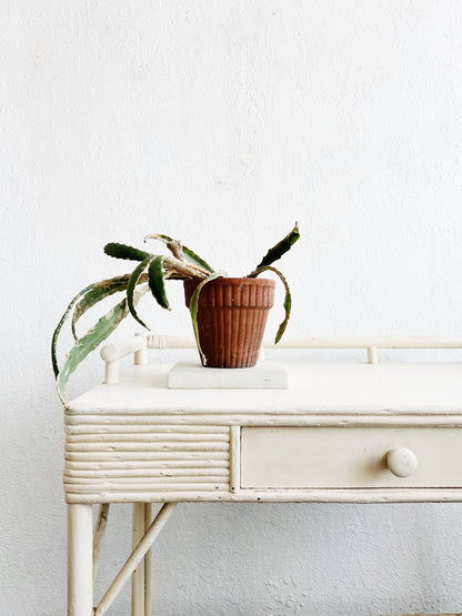 Antique Bamboo and Wood Painted Desk