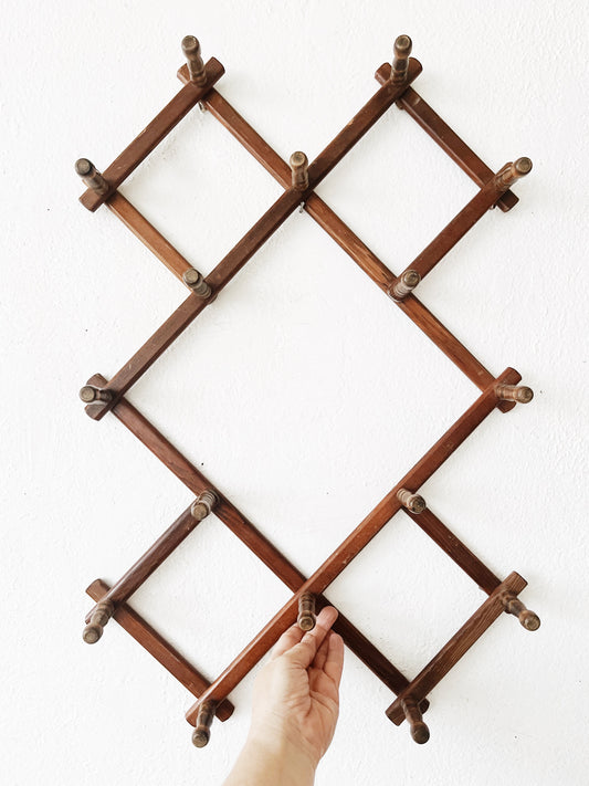 Vintage Accordion Rack