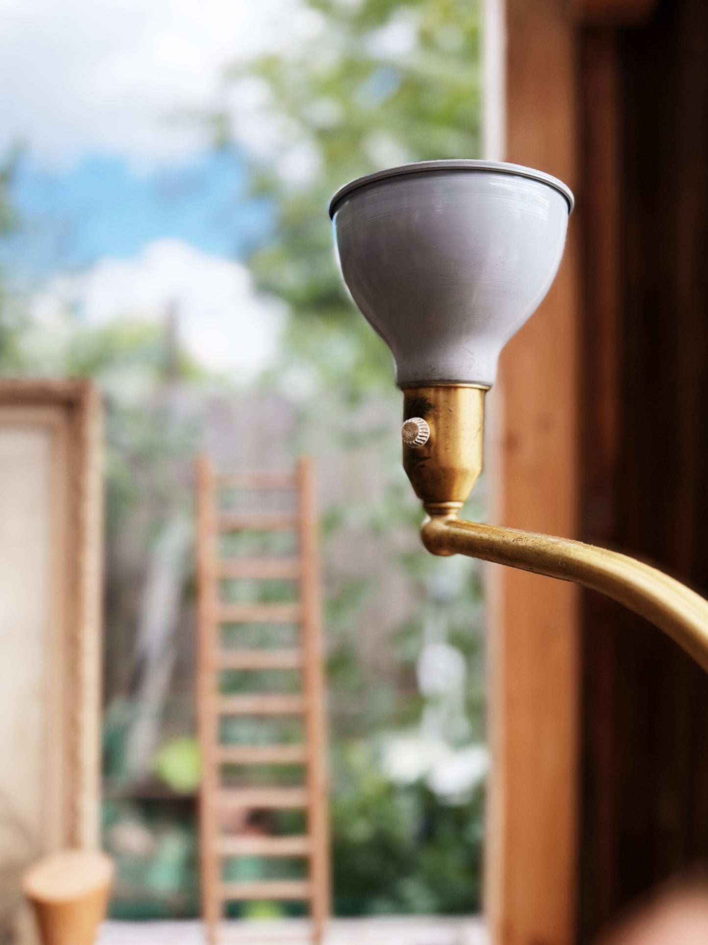 Mid Century MG Wheeler 'Sight Light' Floor Lamp