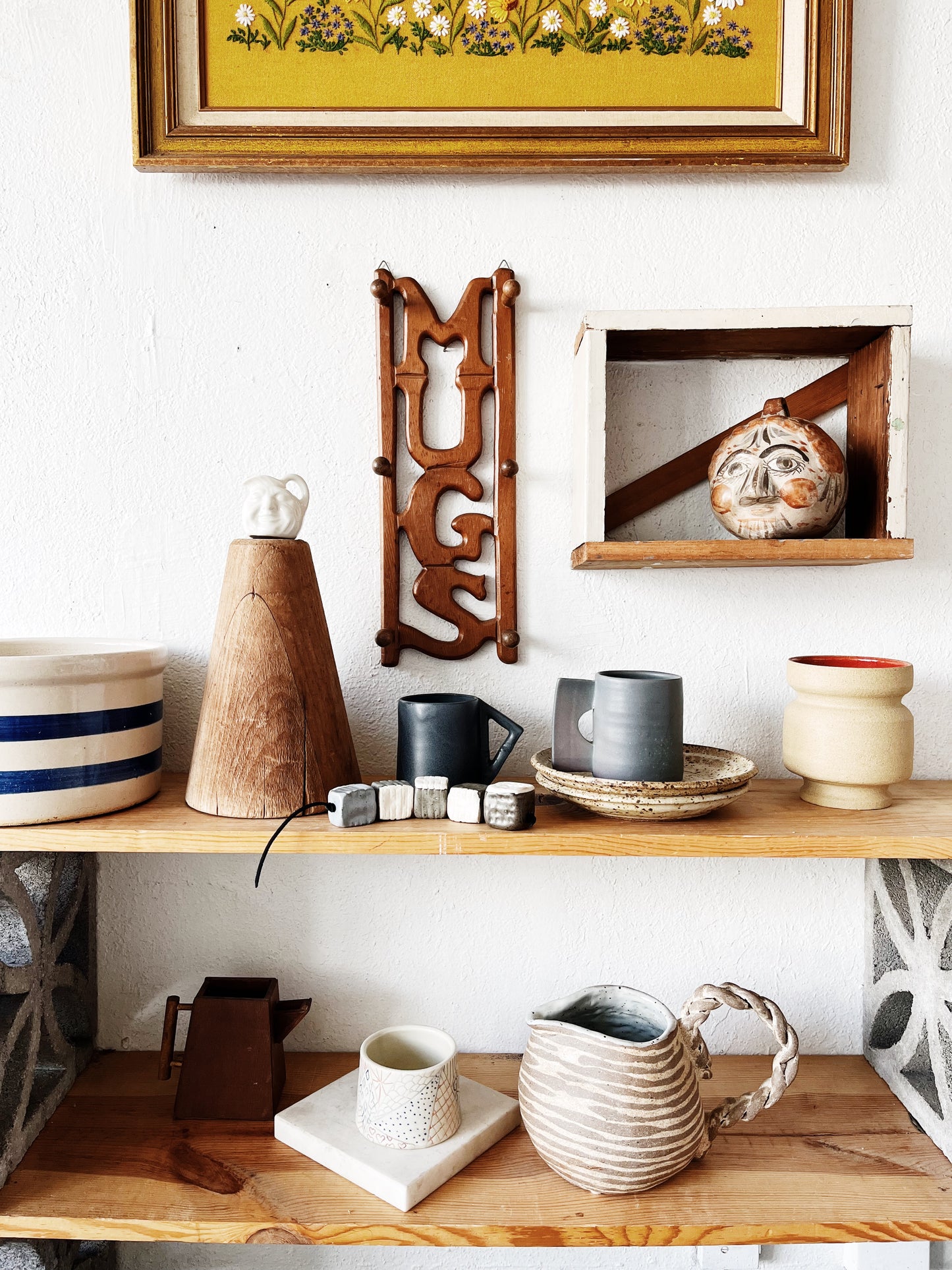 Vintage Mug Rack
