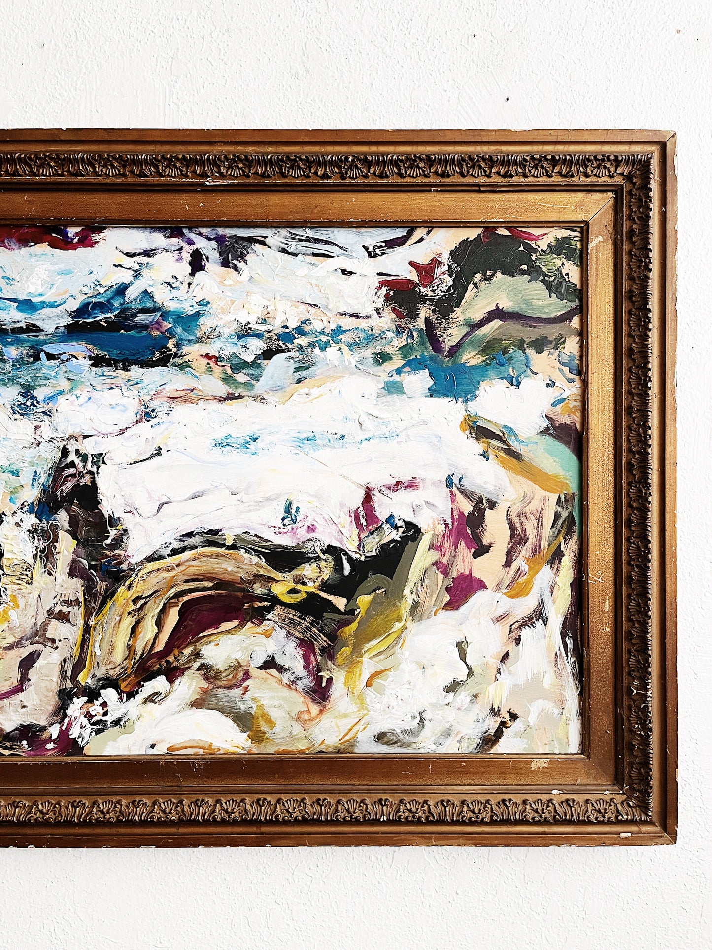 Vintage Abstract Expressionist Painting