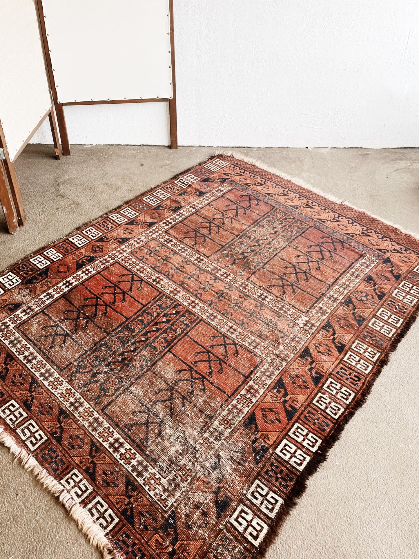 Vintage Wool Kilim Rug