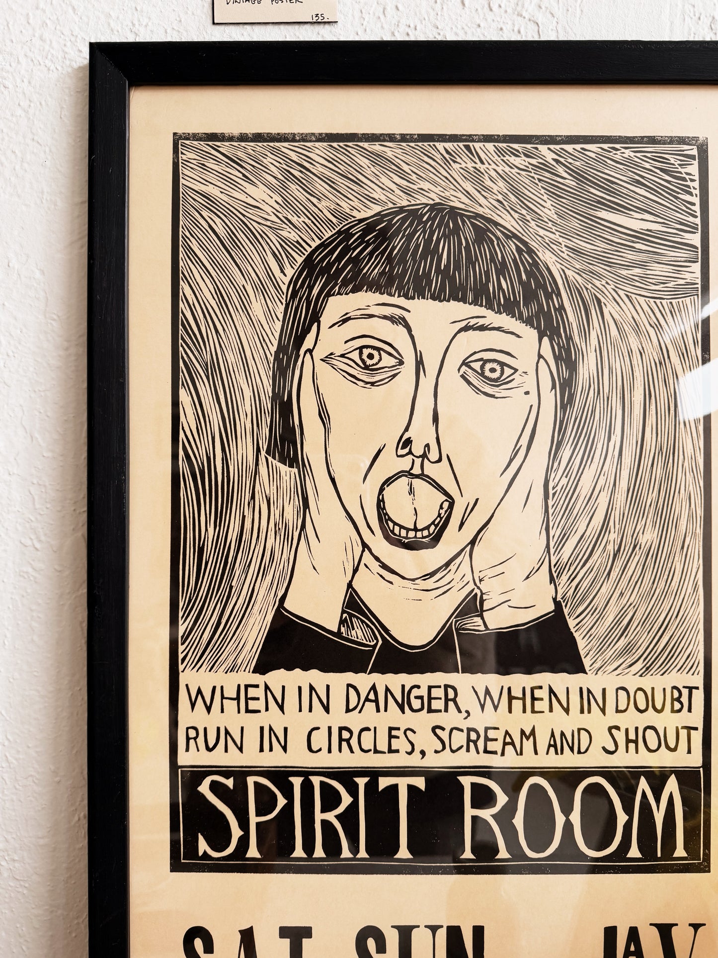 Mare Blocker Original Linoleum Print