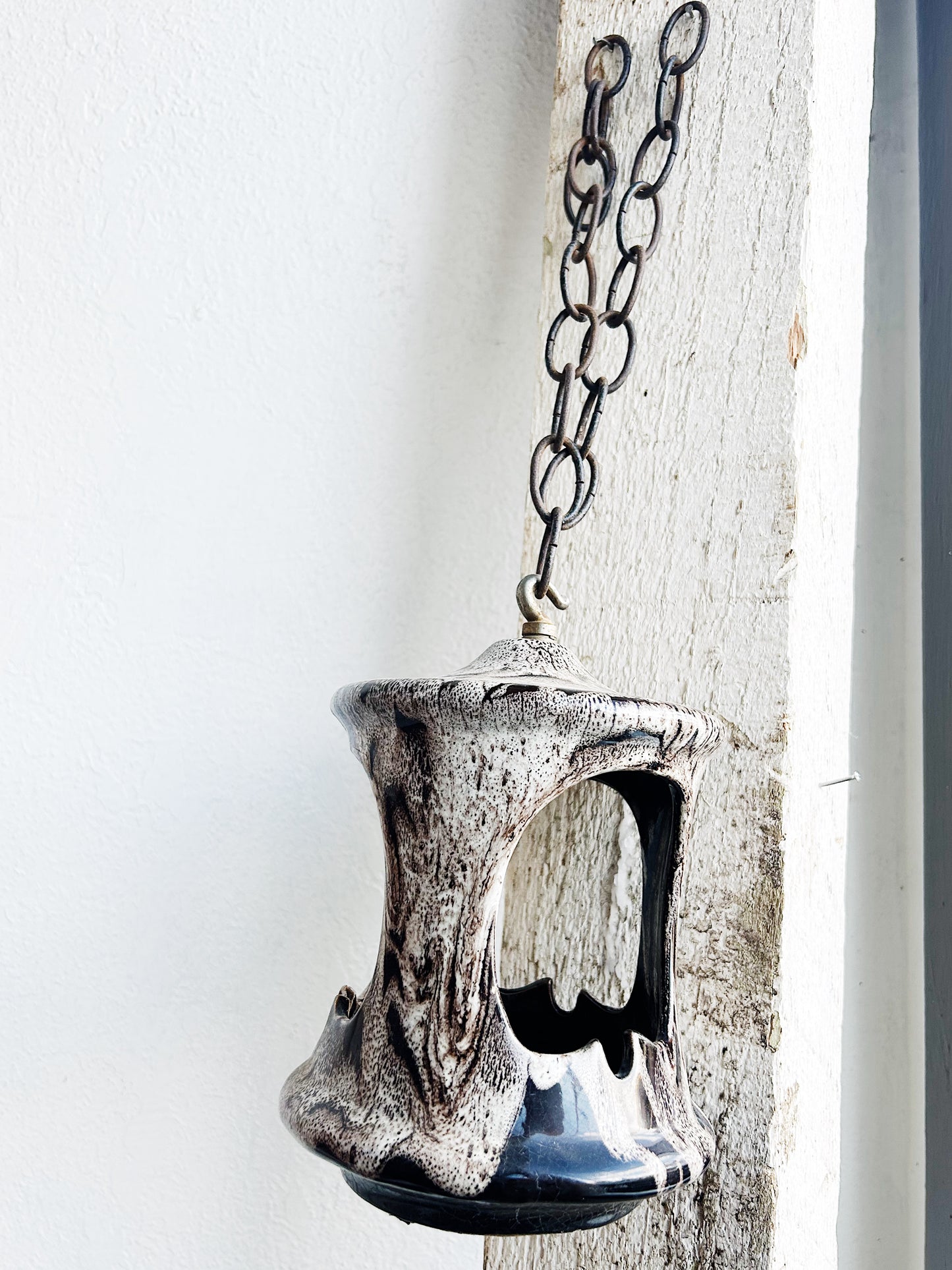 Vintage Hanging Ceramic Ashtray