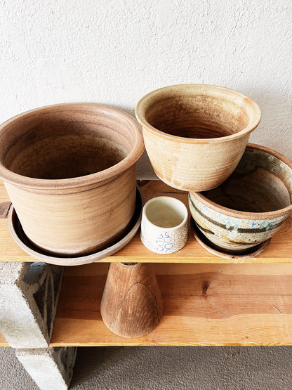 Vintage Studio Stoneware Planter