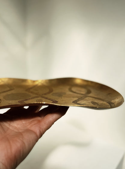 Vintage Incised Tray
