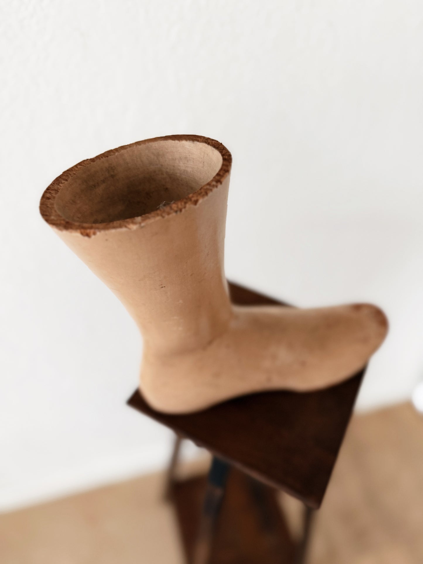 1950s Hand Carved Foot Model