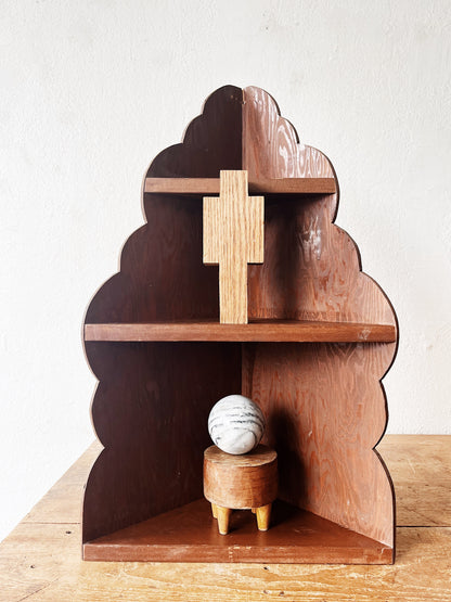Folk Art Corner Shelf