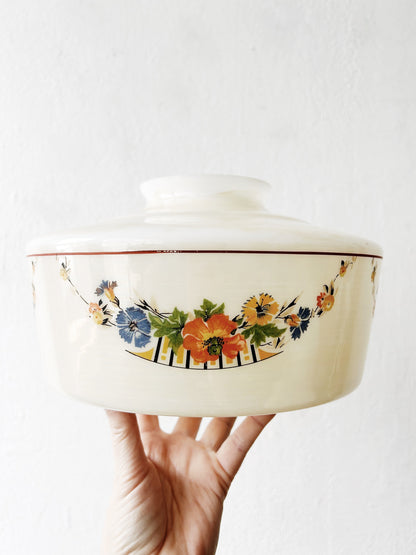 Vintage Hand Painted Glass Shade