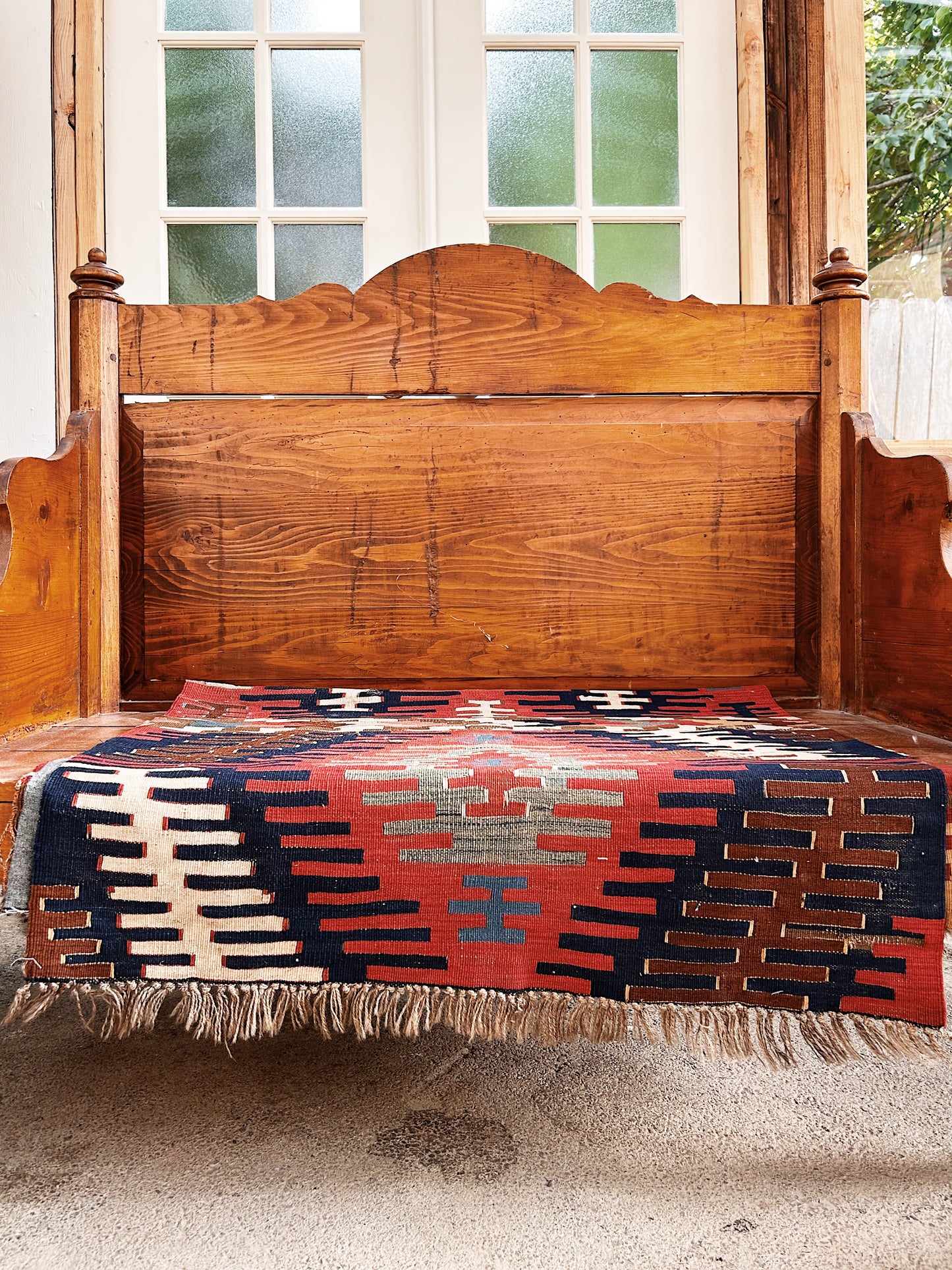 Vintage Wool Kilim Rug